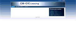 Desktop Screenshot of cm-cic-leasing.com